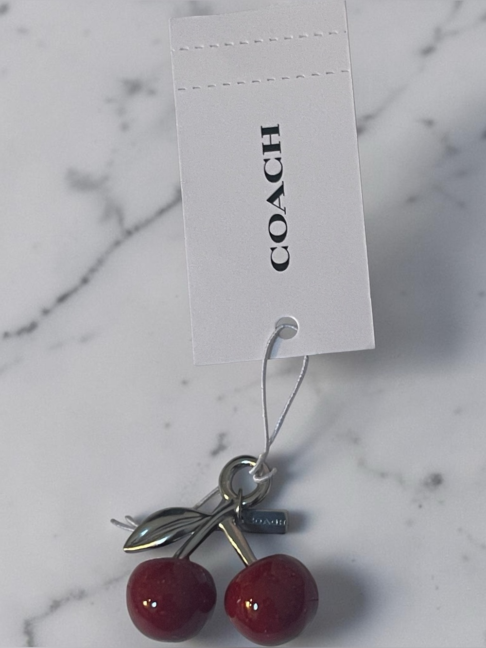 Coach 🍒 cherries charm NWT